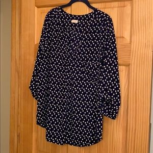 Pixley tunic with tulip print